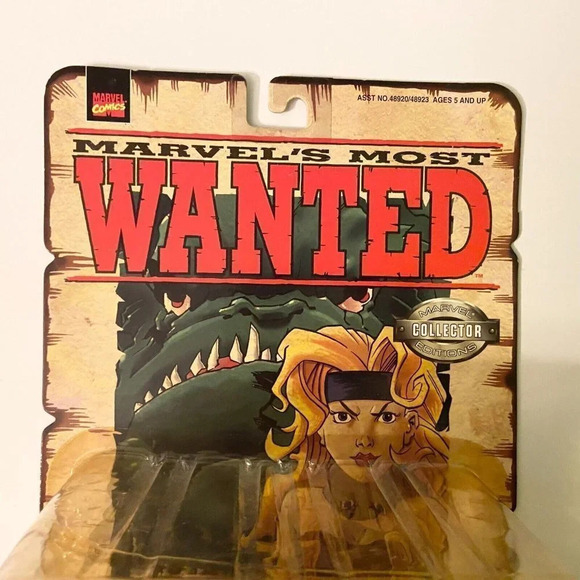 Vintage 1998 Marvels Most Wanted Spat and Grovel Xmen  Action Figure Toy Biz - Picture 6 of 16